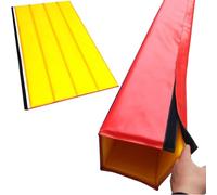 Coussin de poteau autocollant de 2,1 m pour envelopper les poteaux de sous-sol, protecteur de colonne de garage amovible, résistant aux intempéries, rembourrage de poteau pour aire de jeux et salle de