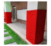 Coussin de Poteau de Basket-ball 50x50 40x40 35x35 20x20cm Grand rembourrage pour poteau, Résistant aux intempéries Extérieur Tapis de protection(Red,11"x11"/28x28cm)