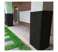 Coussin de Poteau de Basket-ball 50x50 40x40 35x35 20x20cm Grand rembourrage pour poteau, Résistant aux intempéries Extérieur Tapis de protection(Black,11"x11"/28x28cm)