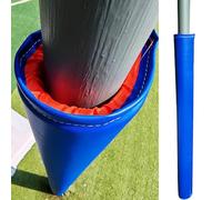 Coussin de Poteau de Basket-ball 9 Cm Rembourrage de Poteau Enveloppant Rond, Extérieur Sous-sol Garage Rembourrage de Poteau, 70 - 200 Cm Haut Portable Velcro Colonne Rembourrage, Joueur Protection M
