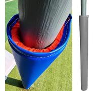 Coussin de Poteau de Basket-ball 9 Cm Rembourrage de Poteau Enveloppant Rond, Extérieur Sous-sol Garage Rembourrage de Poteau, 70 - 200 Cm Haut Portable Velcro Colonne Rembourrage, Joueur Protection M