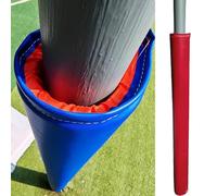 Coussin de Poteau de Basket-ball 9 Cm Rembourrage de Poteau Enveloppant Rond, Extérieur Sous-sol Garage Rembourrage de Poteau, 70 - 200 Cm Haut Portable Velcro Colonne Rembourrage, Joueur Protection M