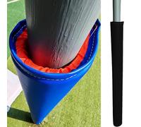 Coussin de Poteau de Basket-ball 9 Cm Rembourrage de Poteau Enveloppant Rond, Extérieur Sous-sol Garage Rembourrage de Poteau, 70 - 200 Cm Haut Portable Velcro Colonne Rembourrage, Joueur Protection M
