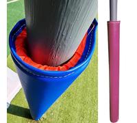 Coussin de Poteau de Basket-ball 9 Cm Rembourrage de Poteau Enveloppant Rond, Extérieur Sous-sol Garage Rembourrage de Poteau, 70 - 200 Cm Haut Portable Velcro Colonne Rembourrage, Joueur Protection M