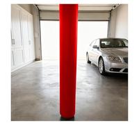 Coussin de Poteau de Basket-ball Coussin de protection pour poteau de garage, Hauteur 183cm Tapis de rond Pour terrain de basket/sous-sol/aire de jeux 5 à 50 cm(Red,Pole Dia 30cm(12"))