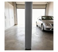 Coussin de Poteau de Basket-ball Coussin de protection pour poteau de garage, Hauteur 183cm Tapis de rond Pour terrain de basket/sous-sol/aire de jeux 5 à 50 cm(Grey,Pole Dia 33cm(13"))