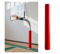Coussin De Poteau De Basket-Ball, Coussin De Tige Rond Enveloppant, Rembourrage Tampon Extérieur Toutes Saisons, for Aire De Jeux De Parking De Stade(Red,Dia 14cm/5.5in)