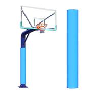 Coussin De Poteau De Basket-Ball De 71 Pouces, Rembourrage Rond pour Poteau De Basket-Ball, Protection Imperméable Et Ultra-résistante pour Basket, pour sous-Sol(Sky Blue,2PC Diameter 5 1/2in)