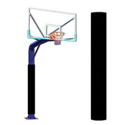 Coussin De Poteau De Basket-Ball De 71 Pouces, Rembourrage Rond pour Poteau De Basket-Ball, Protection Imperméable Et Ultra-résistante pour Basket, pour sous-Sol(Black,2PCS Diameter 6 1/2in)