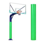 Coussin De Poteau De Basket-Ball De 71 Pouces, Rembourrage Rond pour Poteau De Basket-Ball, Protection Imperméable Et Ultra-résistante pour Basket, pour sous-Sol(Light Green,2PCS Diameter 8 5/8in)