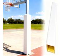 Coussin de poteau de basket-ball extérieur - Rembourrage carré en mousse pour aire de jeux, salle de sport, garage - Coussin de protection enveloppant autour du poteau