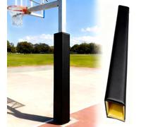 Coussin de poteau de basket-ball extérieur - Rembourrage carré en mousse pour aire de jeux, salle de sport, garage - Coussin de protection enveloppant autour du poteau