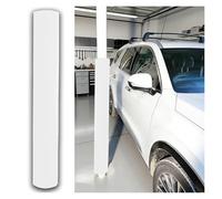 Coussin de Poteau de Basket-ball Protection blanche pour poteau de garage Tapis de pour panier de basket Extérieur Gymnase École Aire de jeux Housse de colonne(H 5 ft/152cm,7.5"/19cm Pole)