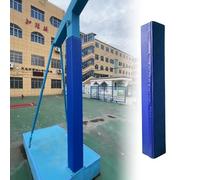 Coussin de Poteau de Basket-ball Protection Carrée Extérieure pour Poteau de Basket-ball, Protection Enveloppante pour Poteau de 2,13m, 1,83m, 1,52m, 1,22m ou 0,91m(Blue 3ft/91cm,15x15"/38x38cm)