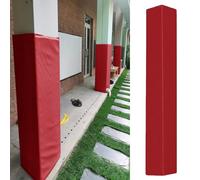 Coussin de Poteau de Basket-ball Rembourrage carré pour poteau de basket-ball toutes saisons, coussinets de protection pour poteau de sous-sol, protection anti-collision(Red,4.5x4.5in/11x11cm)