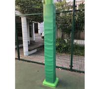 Coussin de Poteau de Basket-ball Rembourrage de poteau de sous-sol, coussin de sécurité pour poteau de garage, housses et enveloppes de poteaux extérieurs de jeux(Green-H 5'/1.5m,8x8in/20x20cm)
