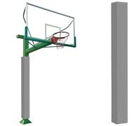 Coussin de poteau de basket-ball, rembourrage robuste pour poteaux carrés, rembourrage de sécurité de rechange pour garage/aire de jeux/poteaux de clôture