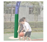 Coussin de Poteau de Basket-ball Rembourrage rond pour poteau de basket-ball toutes saisons, coussin imperméable pour poteau de but de football pour la protection des joueurs(Green,Dia 2''/5cm)