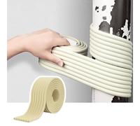Coussin de Poteau de Basket-ball Revêtement Insonorisant pour Tuyaux, Rouleau Adhésif Auto-adhésif en Mousse pour Maison, Sous-sol, Garage, Extérieur Protection pour Poteau de Basket(Beige 2,5pcs)