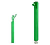 Coussin de Poteau de Basket Protection de poteaux jeux for terrains sport, résistante aux intempéries, verte, ronde, 8,9 x 180 cm, for la protection des , garages et salles(24.1x24.1cm/9.5x9.5in)