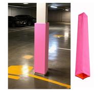 Coussin de Poteau Poteau Carré De 3, 4, 5, 6, 7, 8, 9, 10 Pouces, Rembourrage De Poteau De 4, 5, 6 Pieds De Haut, Tapis De Poteau en Mousse De 2 Cm D'épaisseur(Pink,H 4FT-10X10IN)