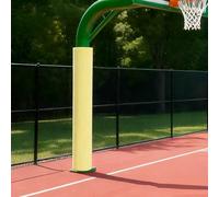 Coussin de Poteau Rembourrage pour Poteau D'éclairage Rond Toutes Saisons, 8mm d'épaisseur Coussins de Poteau de Panier de Basket pour L'extérieur pour sous-Sol, Garage(Beige,12pcs)