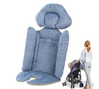 Coussin de poussette - Coussin de siège pour poussette - 84 x 41 cm - Coussin de siège confortable avec tête - Coussin d'assise confortable avec tête - Coussin d'insertion pour poussette