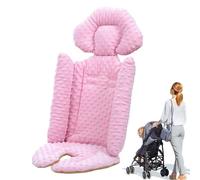 Coussin de poussette - Coussin de siège pour poussette - 84 x 41 cm - Coussin de siège confortable avec tête - Coussin d'assise confortable avec tête - Coussin d'insertion pour poussette