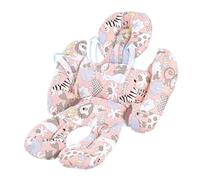 Coussin de poussette - Coussin doux pour siège de voiture pour bébé, soutien de la tête et du corps | Coussin en tissu de coton pour nourrisson, confort du berceau et du siège de voiture, oreiller de