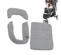Coussin de poussette pour animal de compagnie - Protection de poussette, imperméable, amovible, antidérapant, oreillers de lit pour promenades confortables, chariots, chiens, chats