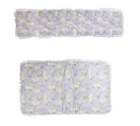 Coussin de poussette pour animaux de compagnie, 2 pièces, avec fermeture magnétique, rembourrage doux, coussin de literie pour petits et moyens chiens, utilisation en voyage, tapis magnétique pour de