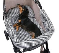 Coussin De Poussette Pour Animaux De Compagnie - Mat De Compagnie De Poussette De Chien | Doublure Antidérapante Avec Oreillers Lavables Amovibles Pour Chiot Chat Animal Voyage Voyage En Plein Air Des