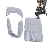 Coussin De Poussette Pour Animaux De Compagnie - Mat De Compagnie De Poussette De Chien | Doublure Antidérapante Avec Oreillers Lavables Amovibles Pour Chiot Chat Animal Voyage Voyage En Plein Air Des