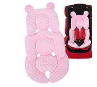 Coussin de poussette, tapis de poussette pour tout-petits,Tapis de poussette double face à doublure douce - Coussin ergonomique pour poussette d'été et d'hiver pour, pour voyager, sortir, se promener