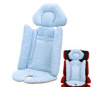Coussin de poussette, tapis de poussette respirant avec soutien de la tête et du corps, doublure de poussette douce, coussin de , tapis de poussette respirant et doux pour