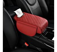 Coussin de Protection D'accoudoir pour Ferrari F80/Purosangue/Roma/SF90, Coussin Rehausseur de Coude, Sac de Rangement pour Voiture,Red