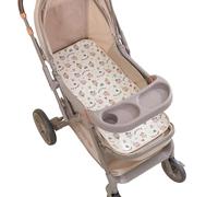 Coussin de protection en tissu crêpe pour poussette de bébé, coussin de couche doux qui garde sec et confortable pour le shopping et les voyages, doublure de poussette pour nouveau-nés