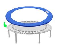 Coussin de protection pour trampoline - MHY® - Ø 366 cm - Mousse PVC+PE 15mm - Résistant aux intempéries - Bleu