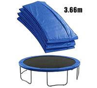 Coussin de protection protection des ressorts pour trampoline 366 cm rembourrage pour cadre bleu - PVC coloré résistant