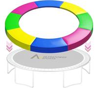 Coussin de Protection Trampoline Ø 244 cm Coussin Protection Trampoline 244 cm, Coussin de SÉcuritÉ de Remplacement RÉsistant aux Rayons UV Anti-dÉchirure Protection Couverture Rembourrage Multicolore