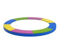 Coussin de protection trampoline 244cm - SPORTNOW - cordon élastique - résistant aux intempéries et UV anti-déchirure - multicolore