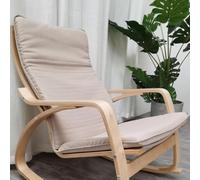Coussin de rechange compatible avec fauteuil Ikea Poang - Coussin doux en mousse à mémoire de forme avec housse amovible lavable en machine, antidérapant, coussin de siège rembourré épais pour