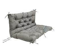 Coussin de rechange durable et lavable pour balancelle de jardin, 2 à 3 places avec dossier pour mobilier d'extérieur, accessoire de terrasse