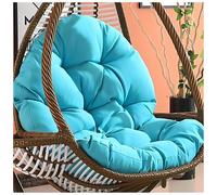 Coussin de rechange épais et imperméable pour chaise d'extérieur en coton PP doux pour la peau, idéal pour patio, porche, balancelle, panier suspendu