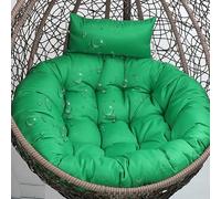 Coussin de rechange extra épais lavable avec oreiller doux pour intérieur/extérieur - Pour balancelle, chaise de jardin et terrasse - 120 x 120 cm