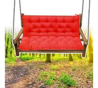 Coussin de rechange imperméable de qualité supérieure pour balancelle de 10,2 cm d'épaisseur - Ajustement universel pour chaises d'extérieur, bancs et balançoires de terrasse - Confortable et coussin