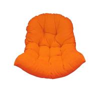 Coussin de rechange imperméable pour chaise en forme d'œuf - Épais et lavable - Pour balancelle à suspendre pour intérieur/extérieur - Tapis de chaise de jardin - Couleur vive