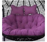 Coussin de rechange pour balancelle à double œuf pour 2 paniers suspendus (170 x 120 cm) - Siège d'extérieur confortable et durable.