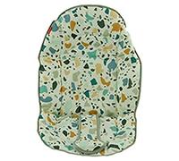Coussin de rechange pour balançoire à emporter Fisher-Price HBD71 ~ Housse de siège rembourrée de rechange ~ Imprimé galets du Pacifique