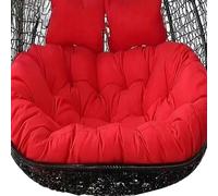 Coussin de rechange pour chaise en forme d'œuf à suspendre - Coussin confortable pour balancelle 2 places pour chaise double suspendue - Coussin de style hamac pour 2 personnes